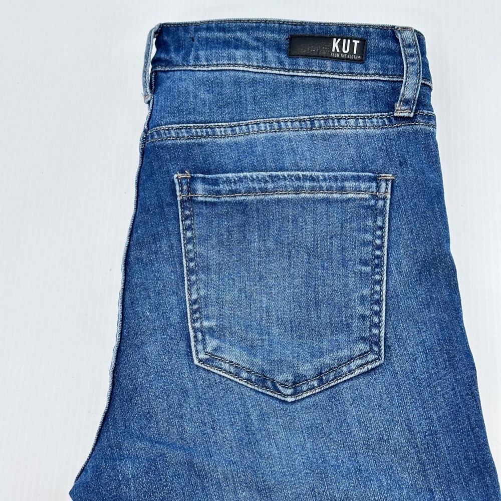 KUT from the Kloth Kelsey High Rise Ankle Flare Jeans Women's‎ Size 2 Denim - Picture 8 of 12